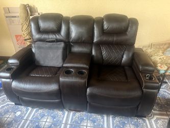 Electric Reclining sofas and love seat
