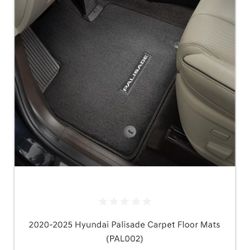 2025 Hyundai palisade Carpet Mats ..
