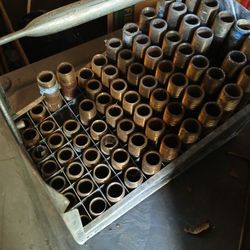 Ripple Tray With brass Nipples From 6 In Down To Close