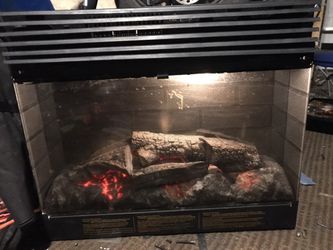 Diplex Electric Fireplace And Heater