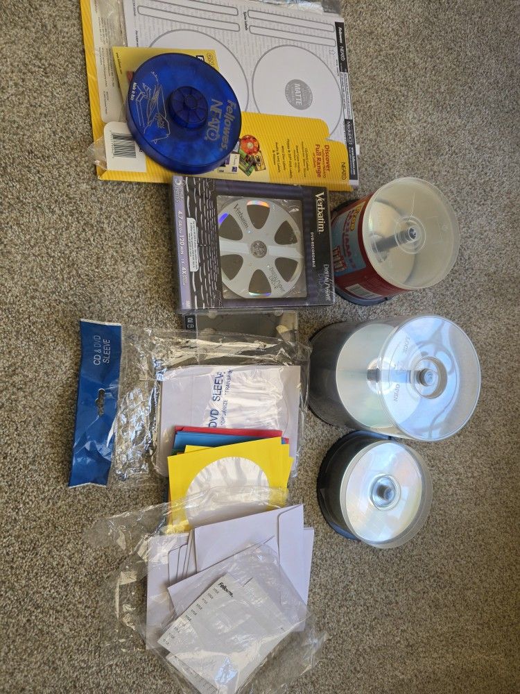 CD-R & DVD-R media disks - labels, sleeves