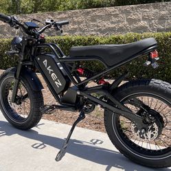 ✅ New - 52Volt/1500W/3000W Electric Dirt Bike Style E-Bike, 25ah Battery, 40mph 