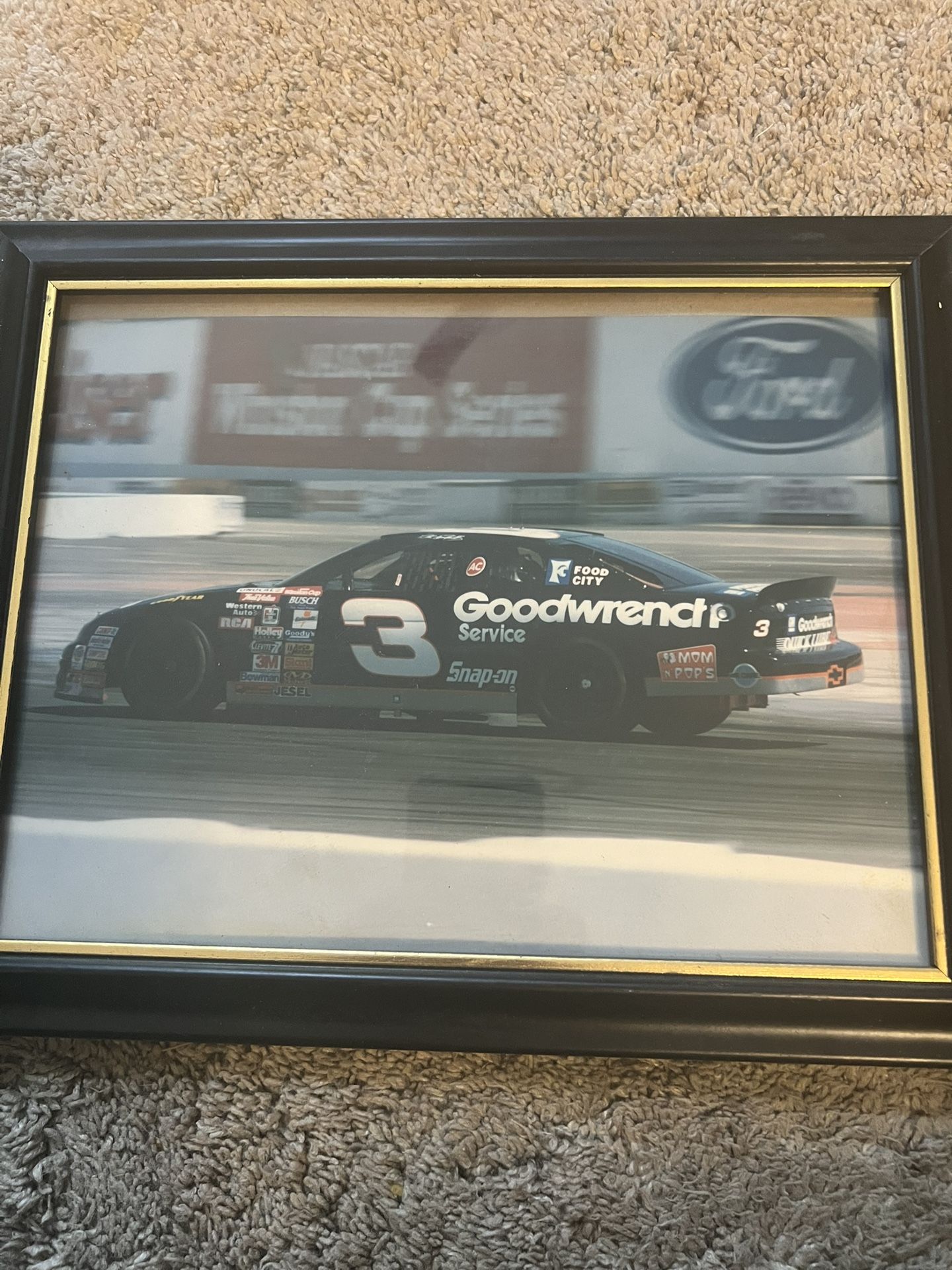 Dale Earnhardt Photo-12” Framed