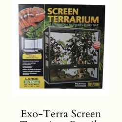 Exo-Terra Screen Terrarium Reptile large x-tall