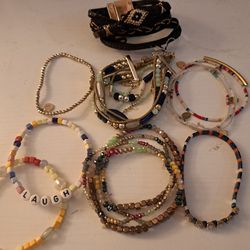 Assortment If Beaded Bracelets 