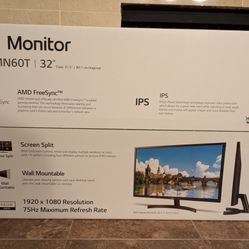 LG Monitor - 32 MN60T - in original box, Like New 