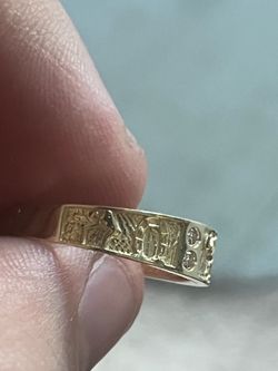 10K Gold Lucky Ring