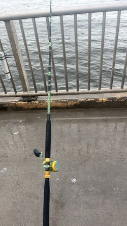 Accurate Boss Fury 500 Mahi Edition, Custom Dagger Fishing rod