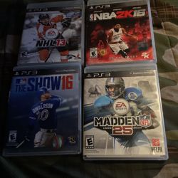 PS3 Games For 25$
