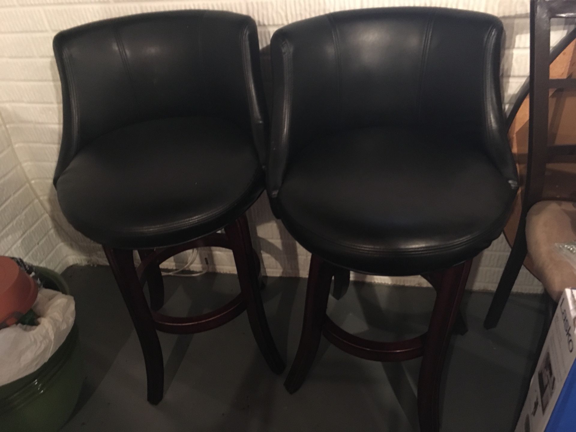 Leather Bar Stools