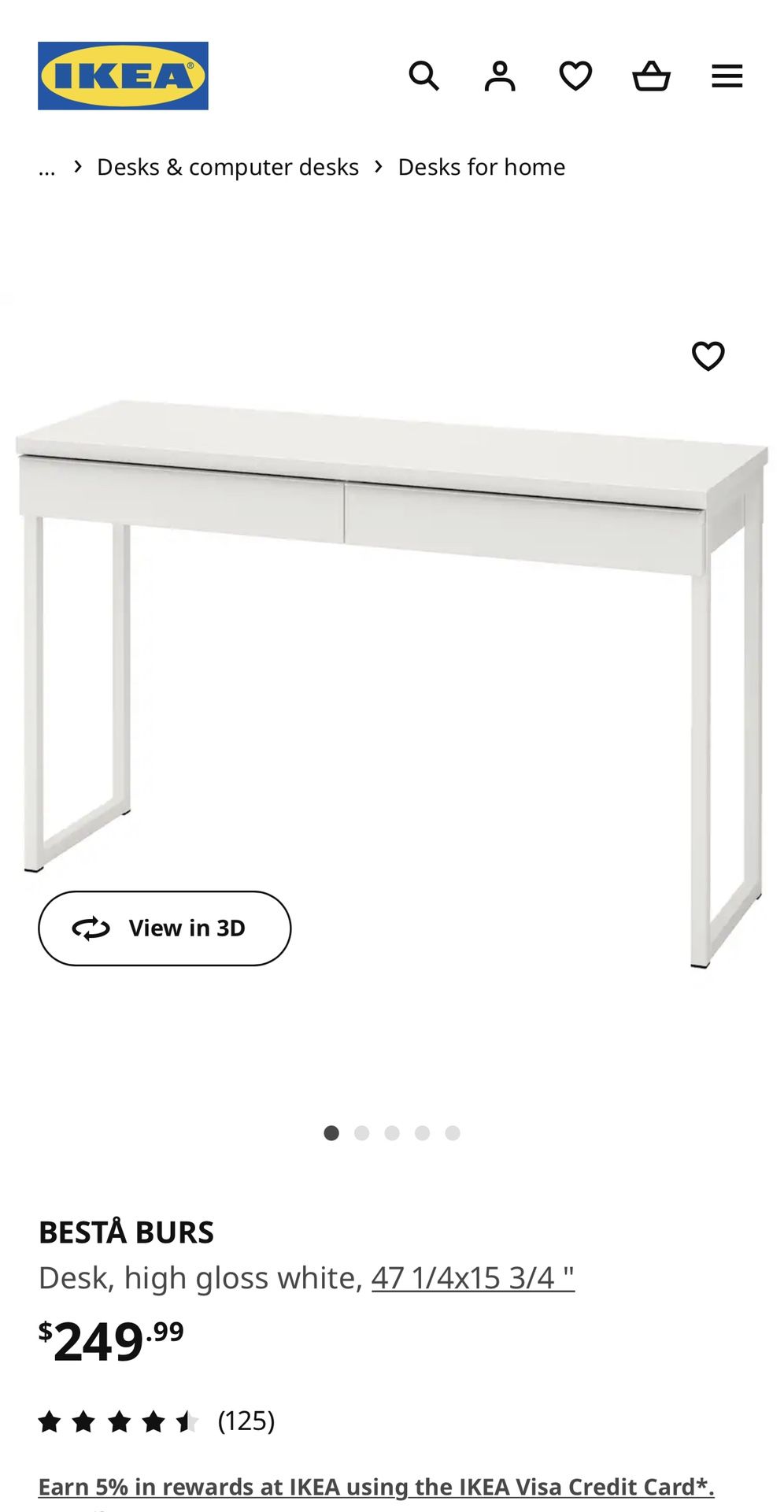 IKEA Computer Desk Almost New