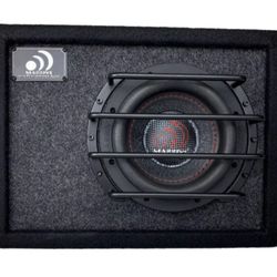 6.5" 250 Watts RMS Powered Subwoofer in Ported Enclosure Read Description 