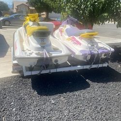 Two 1997 Bombardier Seadoos