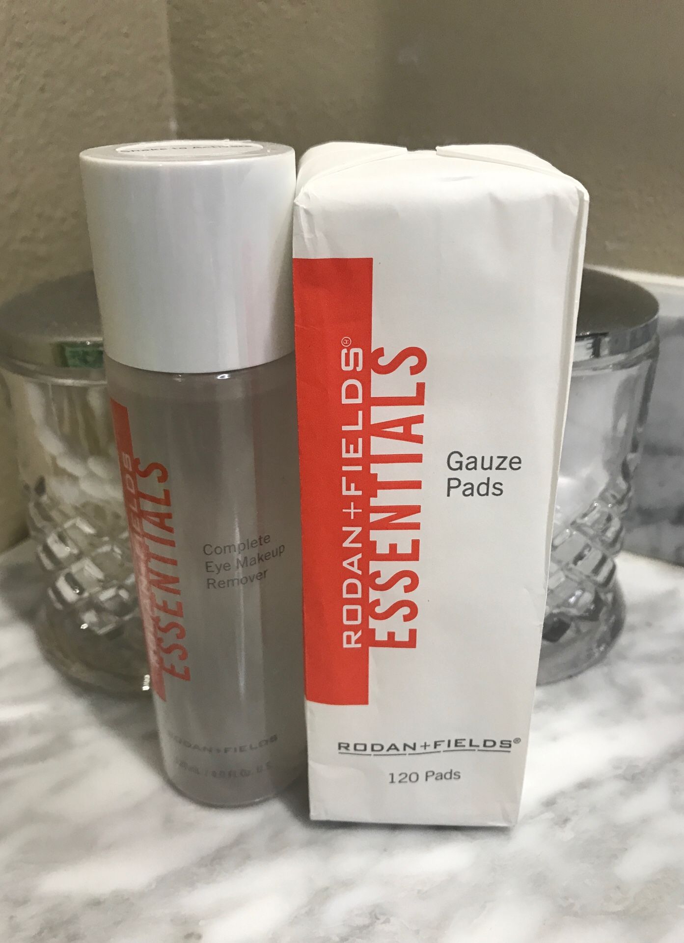 Rodan and Fields Eye Makeup Remover and Gauze Pads