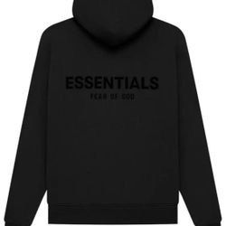 Essentials Hoodie   Black “Stretch Limo”  Size XS / L 
