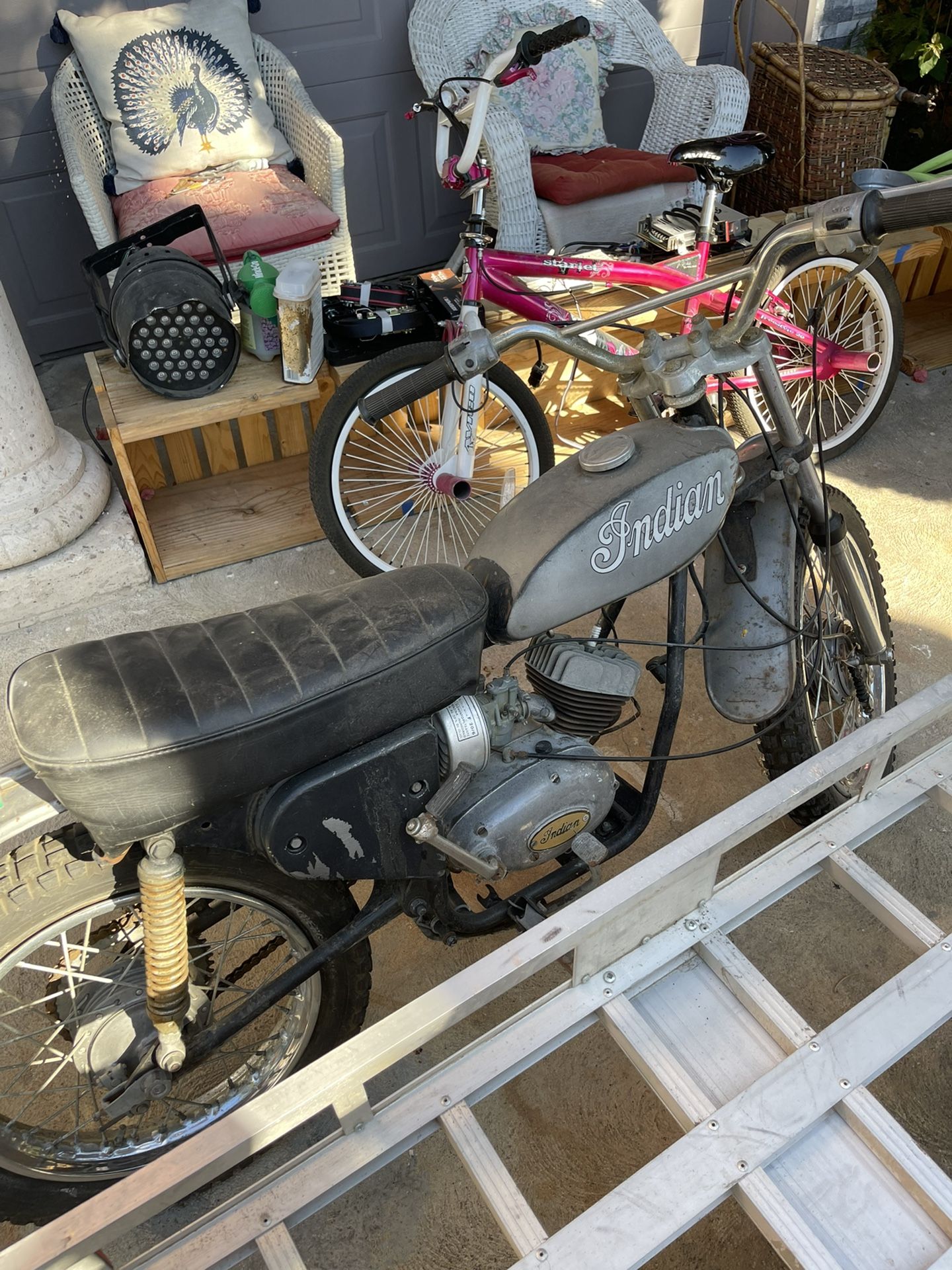 1970s Indian 75cc Dirt Bike 