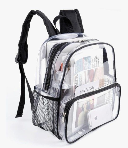 Clear Small Backpack