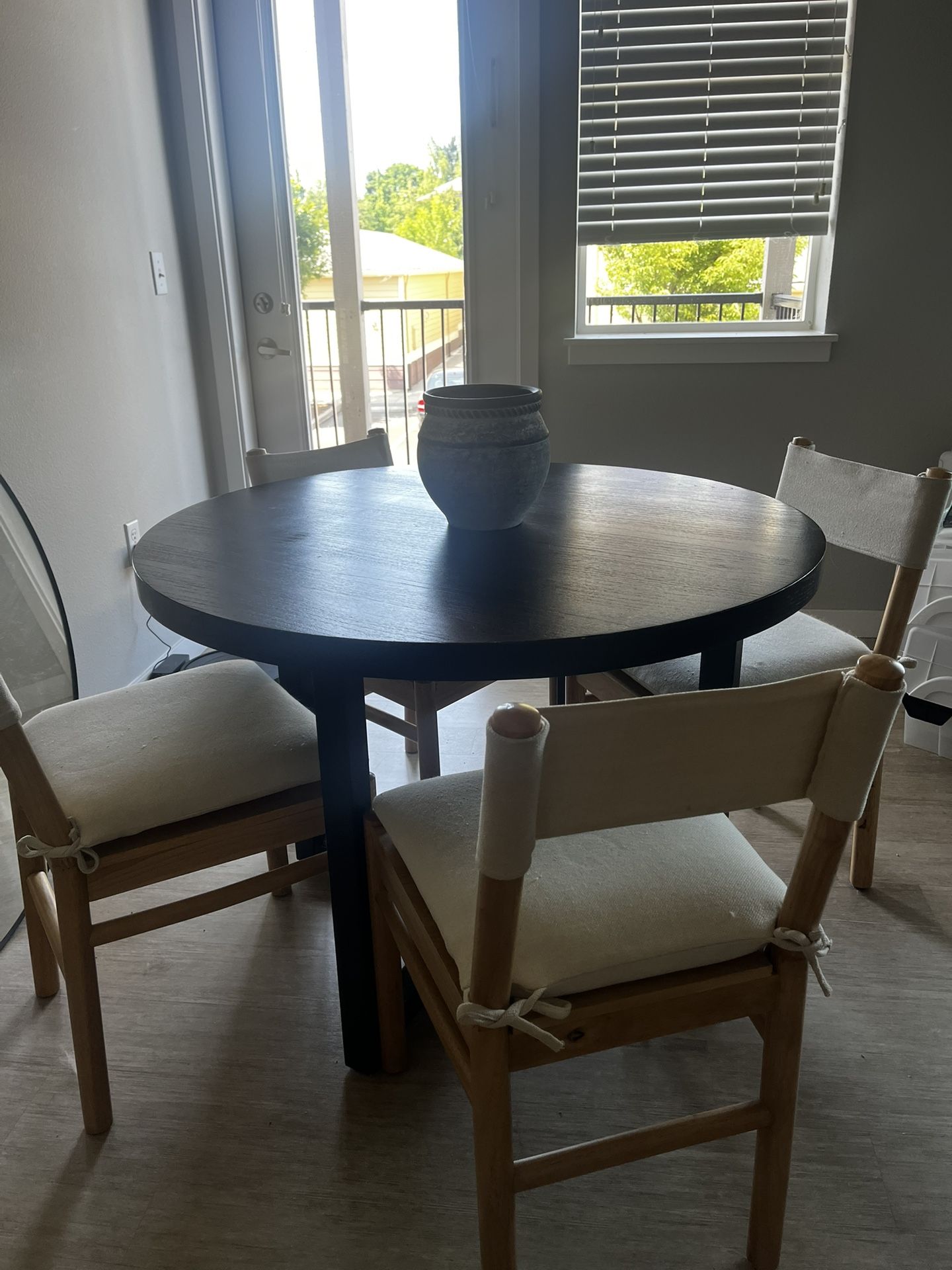 Round Dining Table (Chairs Have Sold)