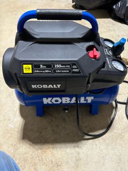 Kobalt 3-Gallon Portable Electric 150 PSI Hot dog Air Compressor