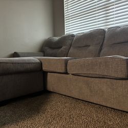 Modern Gray Sofa with Chaise