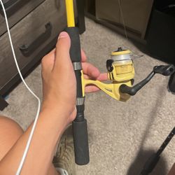 collapsable fishing rod and reel combo