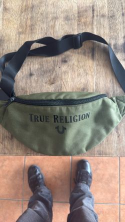 Military Green True Religion Fanny Pack