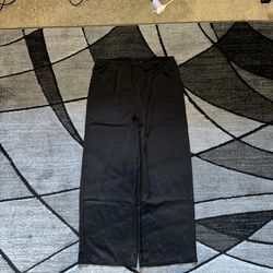 satin baggy pants