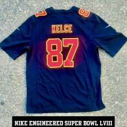 Nike Engineered Super Bowl LVIII Travis Kelce Chiefs Jersey Like New Size XL
