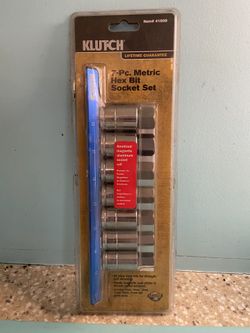 KLUTCH 7 PC METRIC HEX BIT SET