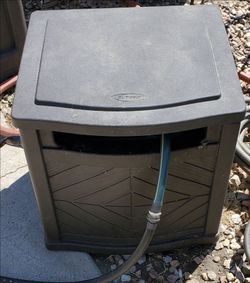 Water hose box and reel and hose