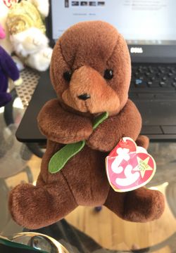 Rare/retired Seaweed Beanie Baby with tag errors