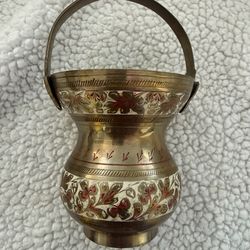 Brass holy water bowl