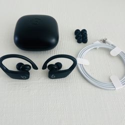 Genuine Powerbeats Pro Totally Wireless Earbuds In Black w/Grey Logo Trim
