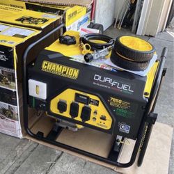 Champion Power Equipment 7850/6250-Watt Recoil Start Gasoline and Propane Powered Dual Fuel Portable Generator with CO Shield