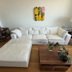 West Elm Harmony Modular 4 Piece Ottoman Sectional (120”)