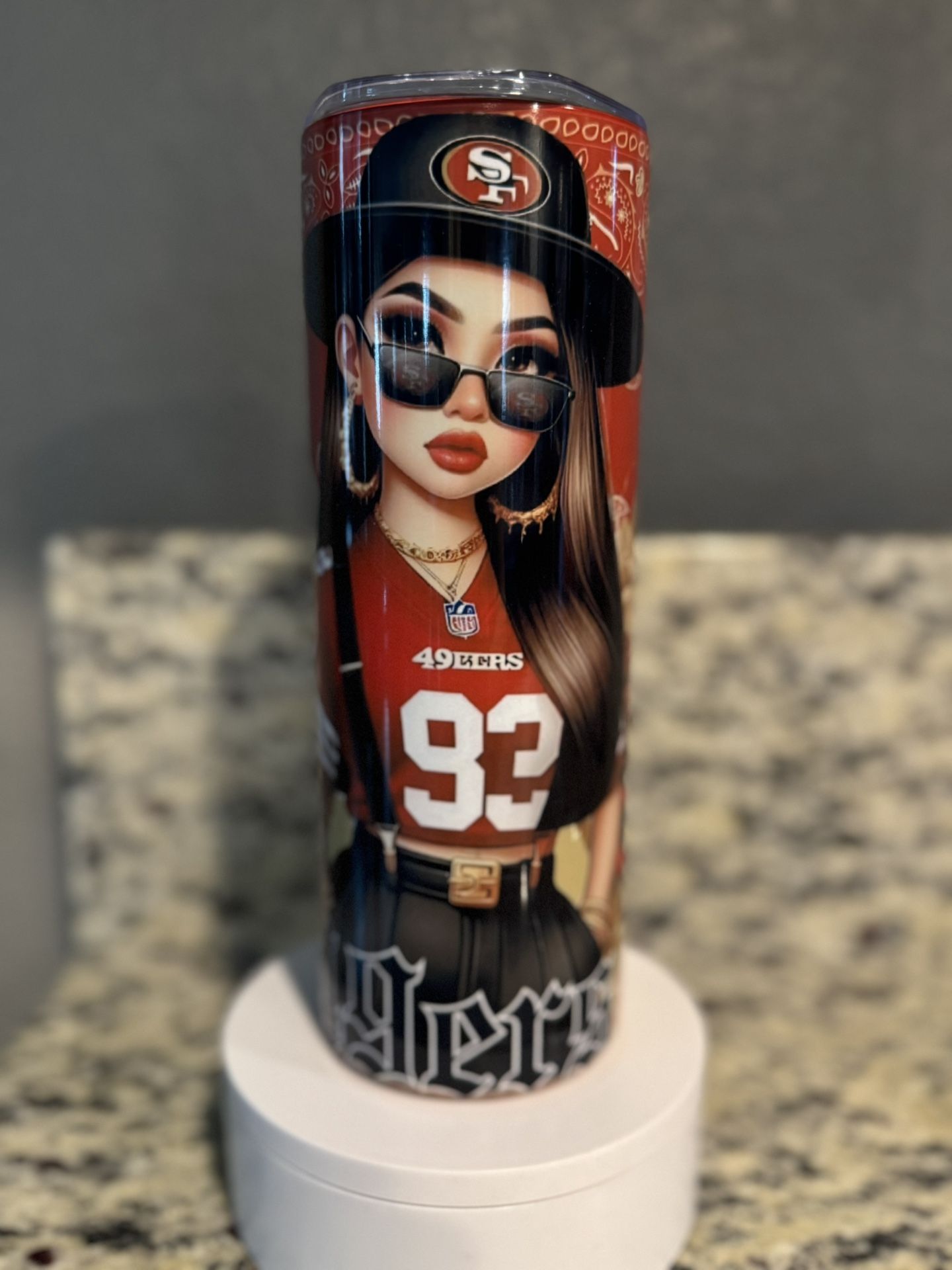 $20 49er Chicana Tumbler