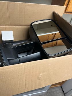 2014–2018 Chevy Silverado / GMC Sierra Tow Mirrors + Switch