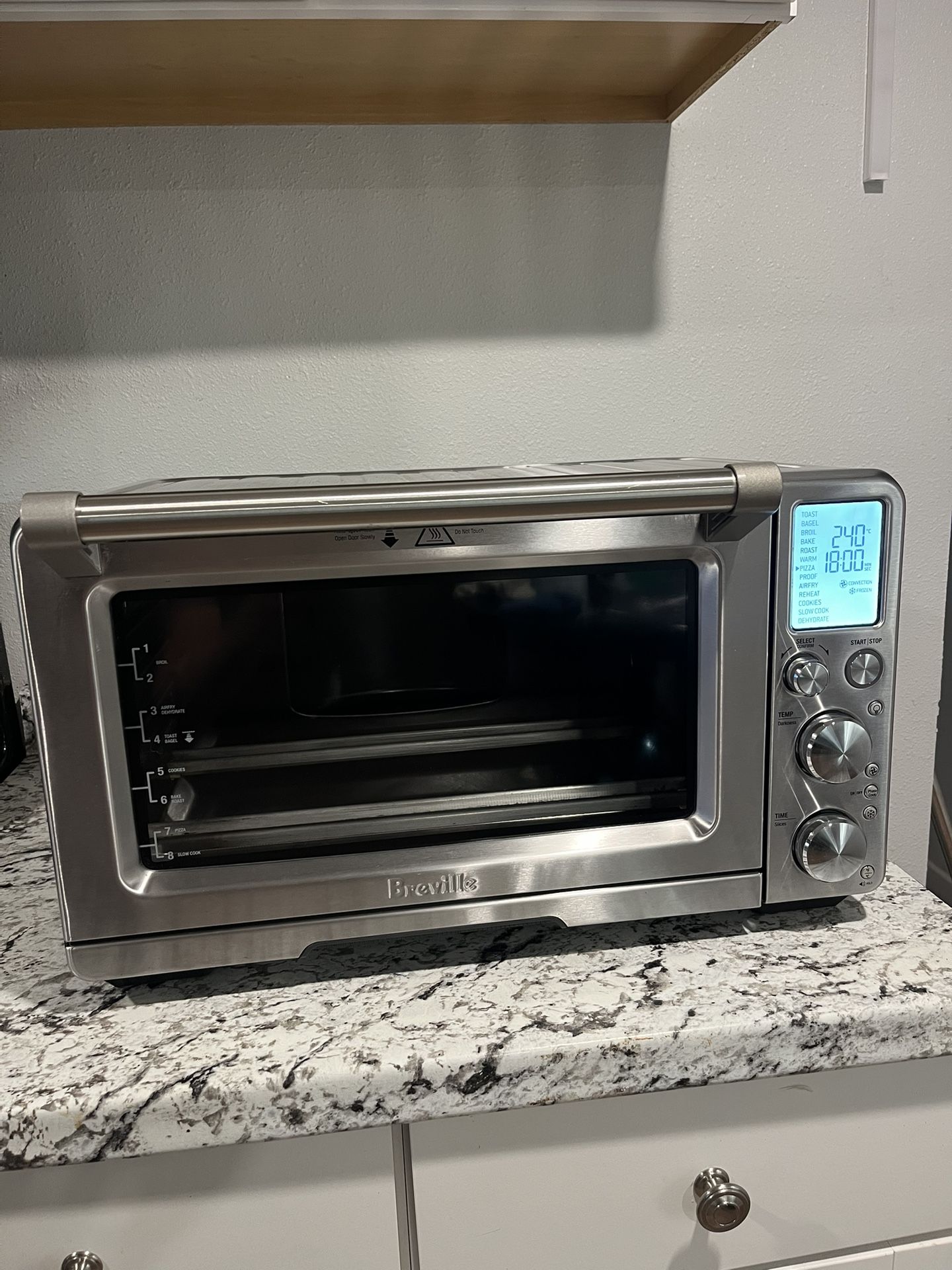 Horno de aire inteligente Breville ,color plateado