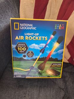 National geographic light up air rocket