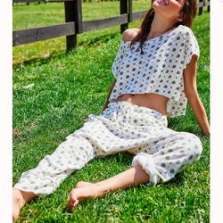 New Free People Organic Cotton Sleep Set Size Medium 