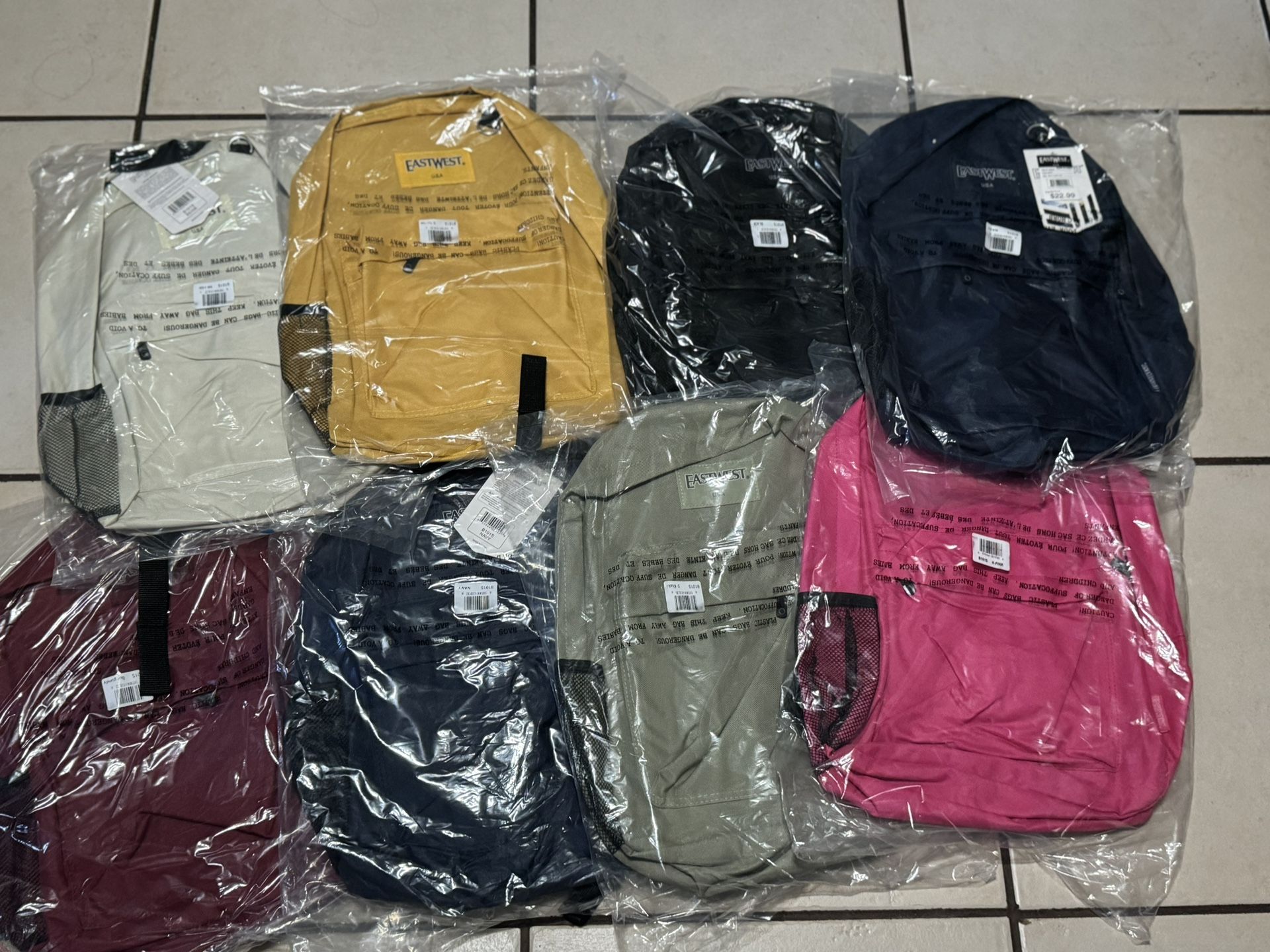 Eastwest Backpacks Back To School
