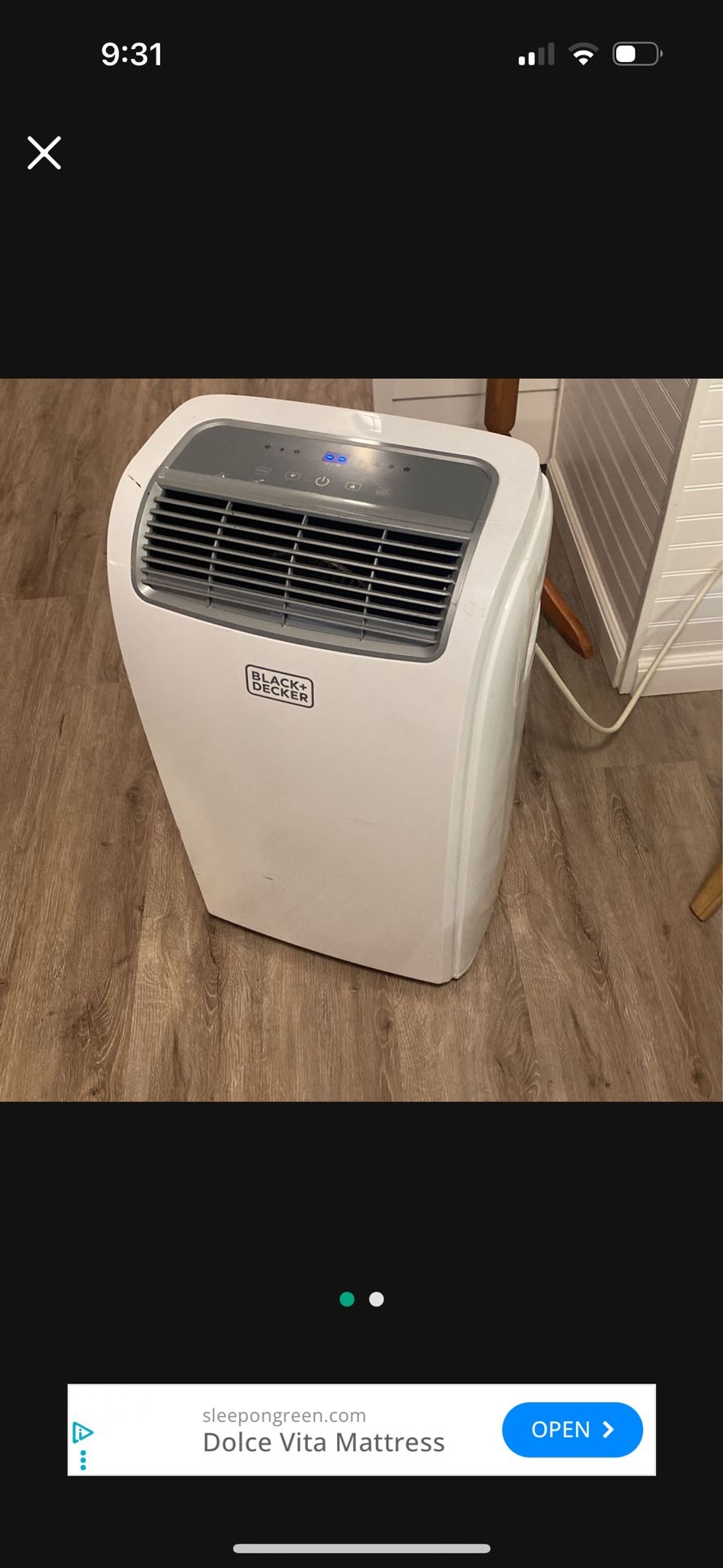 Black And Decker Portable Air Conditioner