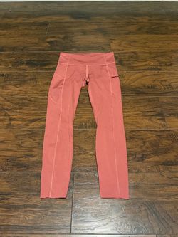 Lululemon women’s cherry tint fast and free high rise tight 25” leggings size 6