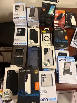 Mixed Phone Case Lot – ONN, OtterBox, Body Glove