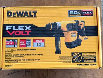 DEWALT FLEXVOLT 60V MAX Cordless 1-1/4 in. SDS Plus Rotary Hammer (Tool Only)