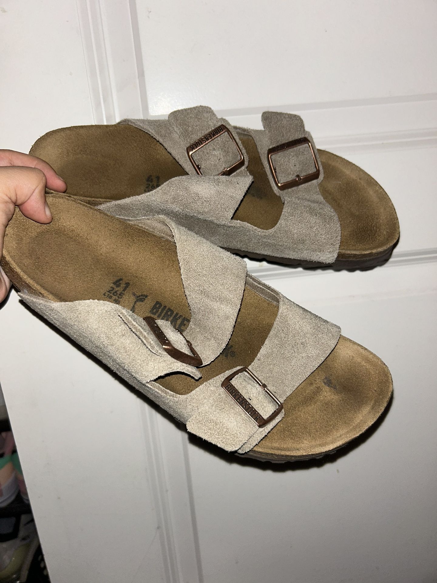 Olive Birkenstocks Women’s size 10