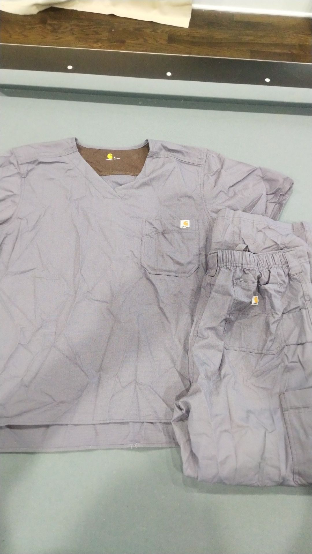 Gray scrubs size Large