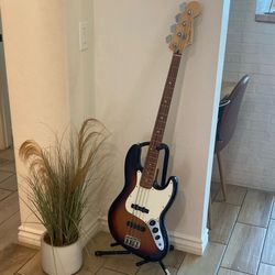 Fender Player all Jazz Bass- 3 Color Sunburst, Rosewood Fingerboard