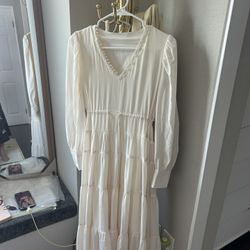 Brand New White Dress - Size M