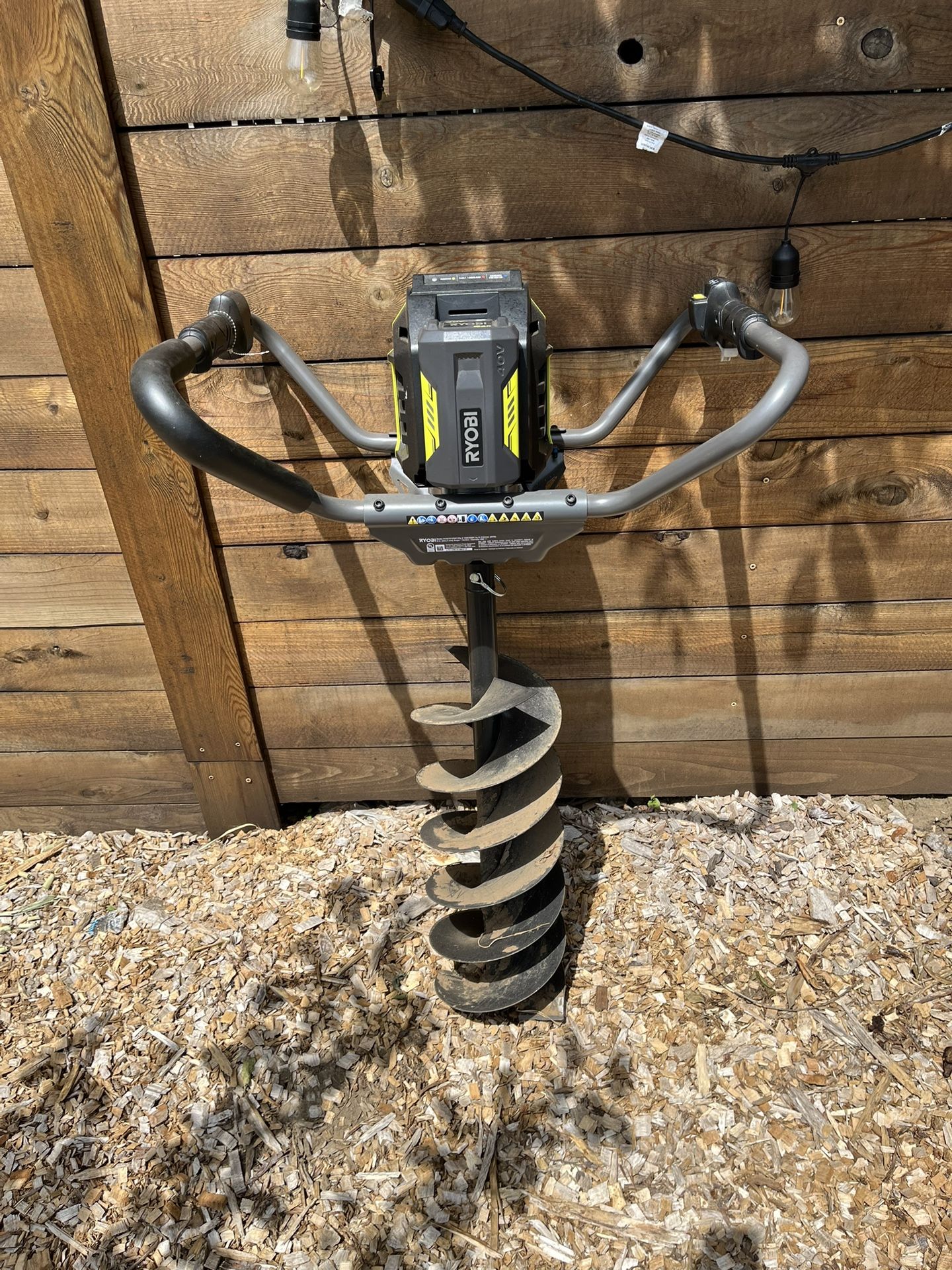 40V Ryobi Post Hole Digger